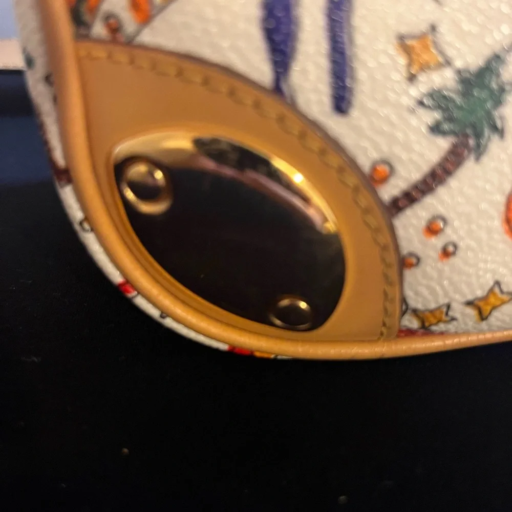 Piero Guidi "Magic Circus" White Leather Handbag - Picture 5 of 11